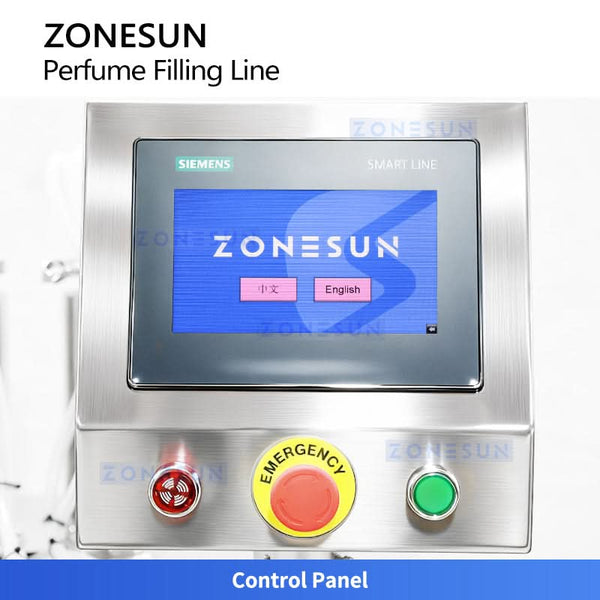 ZONESUN ZS-FAL180X11 Perfume Bottle Filling Crimping Production Line