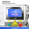 ZONESUN ZS-FAL180YT Dual-Head Dropper Bottle Filling Capping Labeling System