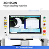 ZONESUN ZS-STB3 Automatic Vision Positioning Labeling Machine CCD Camera Guided Smart Visual Alignment