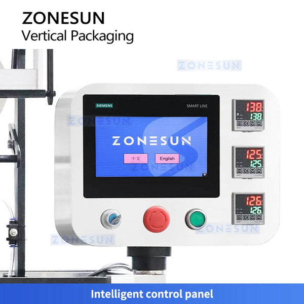 ZONESUN ZS-FS120Q Vertical Powder Filling Sealing Machine BOPP/PE, PET/PE, PET/AL Film