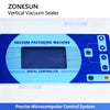 ZONESUN ZS-DZ600OL vacuum sealer digital controller panel with LCD display