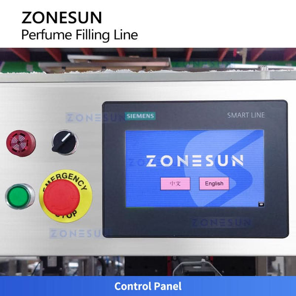 ZONESUN ZS-AFC9B Automatic Perfume Filling Crimping Production Line