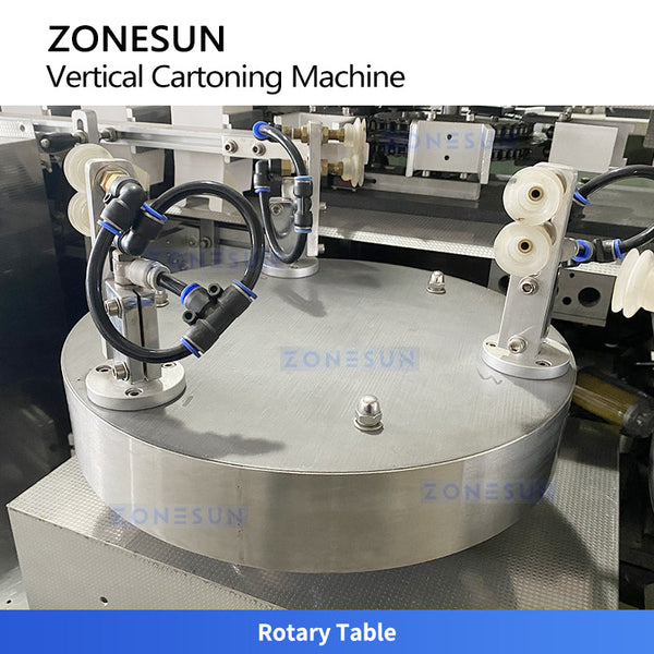 ZONESUN ZS-MSZH60 Automatic Top Loading Vertical Cartoning Machine Cartoner for Vials Bottles Secondary Packaging Solution