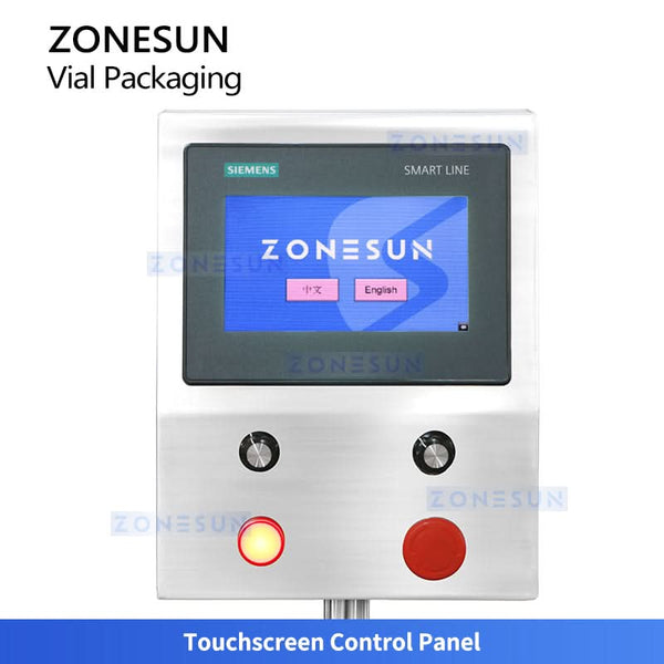 ZONESUN ZS-AFY1 Automatic 10 Heads Peristaltic Pump Vial Filling and Capping Machine Monoblock Machine