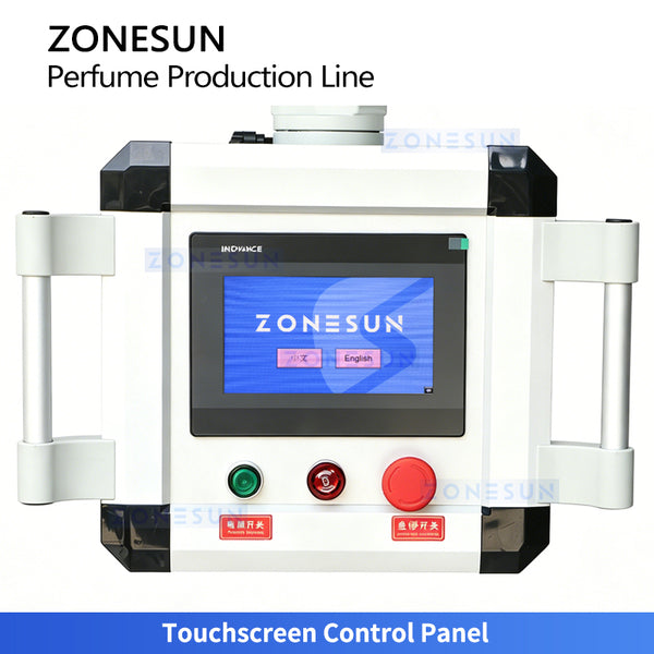 ZONESUN ZS-AFC42P Automatic Rotary Perfume Washing Filling Crimping Capping Monoblock Machine