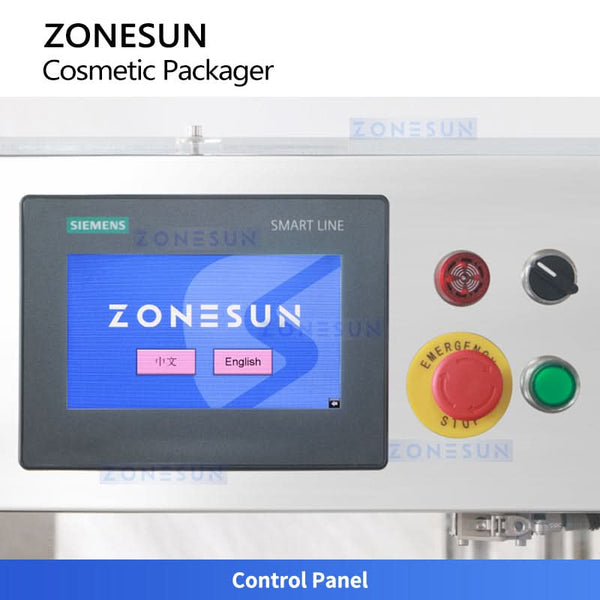 ZONESUN ZS-AFC28B Automatic Monoblock Cosmetic Filling Foil Sealing Capping Machine