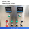ZONESUN ZS-PM2 Tunnel Pasteurizer for Bottled Juice Milk Beverage Heat Treatment