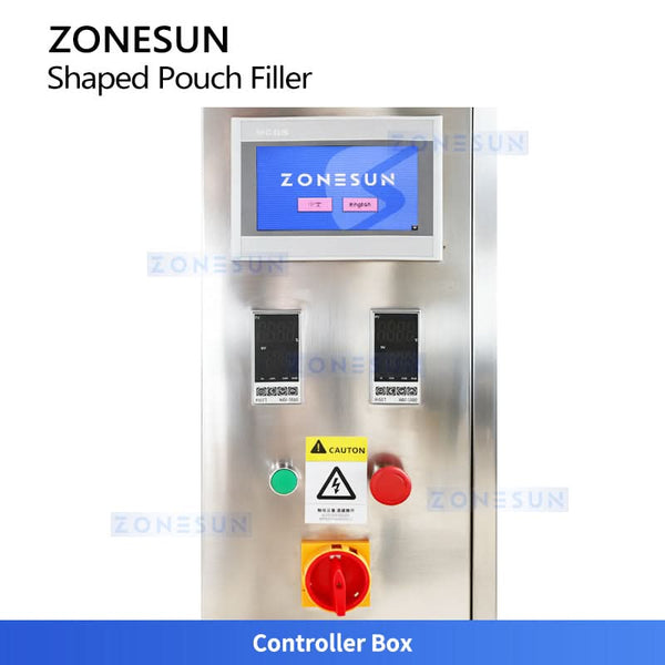ZONESUN ZS-PL240YX Custom Pouch Filling and Sealing Machine Film Forming Packaging Machine