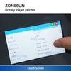 ZONESUN ZS-RIP1 Rotating Round Object Inkjet Printing Machine Bottle Tube Coding System
