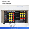 ZONESUN ZS-DTDP400V Double Cylinder 4-Head Diaphragm Pump Liquid Filling Machine for Bottles Jars