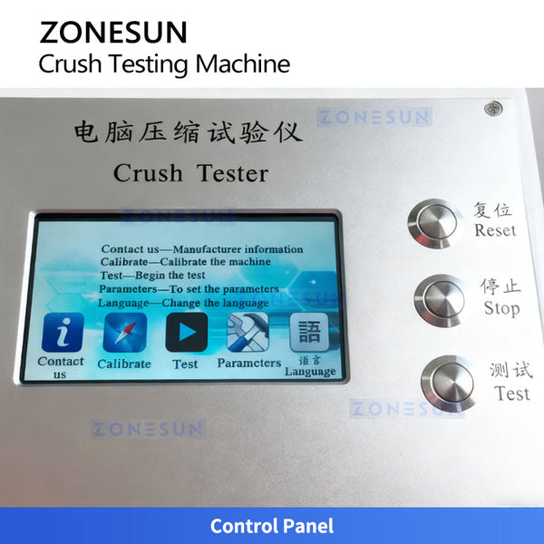 ZONESUN ZS-DTBT2 Box Compression Tester for Packaging Strength Testing
