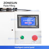 ZONESUN ZS-GTPP1H Semi-Automatic Piston Filling Machine with Heating and Mixing System For Sauce Cream Gel