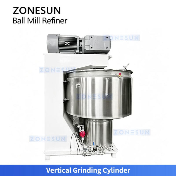 ZONESUN ZS-BM150 Commercial Chocolate Ball Mill Refiner Fine Grinder for Cocoa Nut Paste