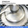 ZONESUN ZS-SPFC8 Dual-Lane Premade Bag Packaging Machine | 120 Bags/min Stand-Up Zipper Pouch