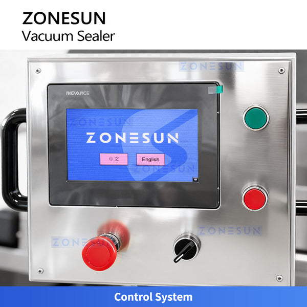 ZONESUN ZS-DLZ380 Automatic Stretch Film Vacuum Packaging Machine Automatic Vacuum Sealer