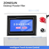 ZONESUN High Precision Semi-Automatic Auger Powder Filling Machine Micro Dose