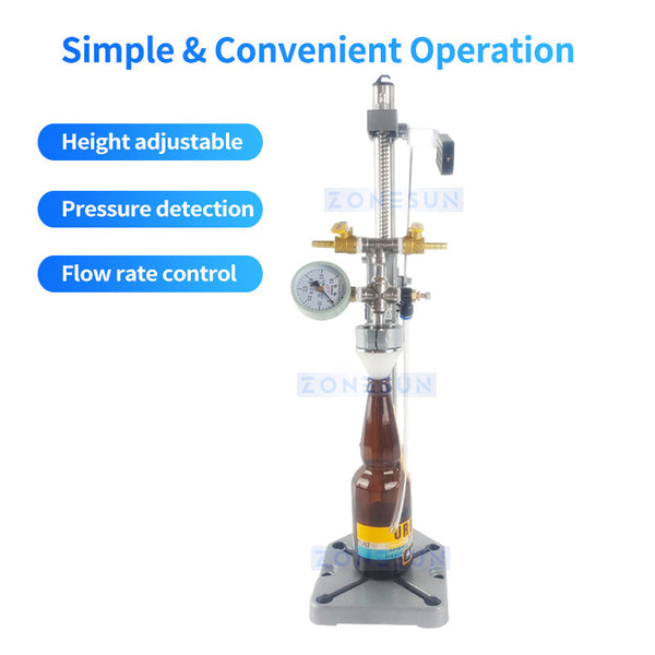 ZONESUN ZS-DYGZ01 Manual Equipressure Foamy Liquid Filling Machine