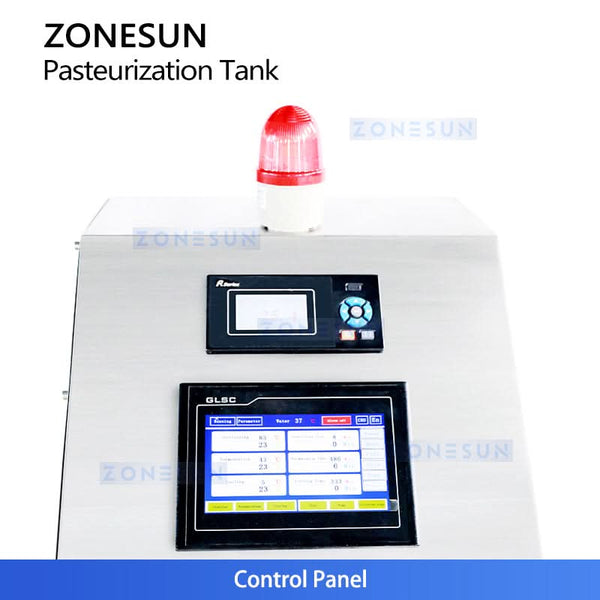 Zonesun ZS-PRT100L Customizable Dairy Pasteurizer Tank with Integrated Cooling System