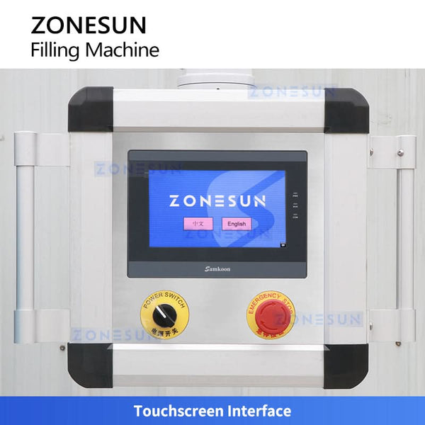 ZONESUN ZS-VTGF8A Automatic 8 Head Gear Pump Filling Machine 120L Lube Oil Filler