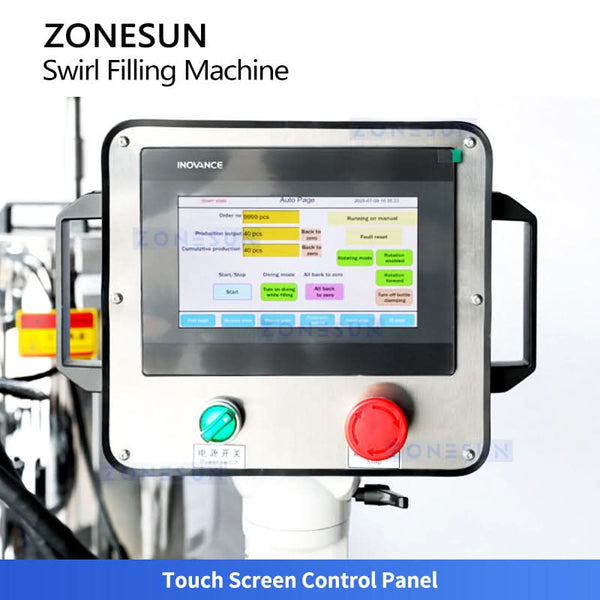 Zonesun ZS-LG2C High Precision 2 Heads Dual-Color Spiral Cosmetic Filling Machine