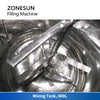 ZONESUN ZS-YT6T-6V Automatic 6-Head Piston Pump Filling Machine with Heated Stirring Hopper