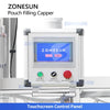 ZONESUN ZS-AFC12M Rotary Spouted Pouch Filling and Capping Machine Piston Filling