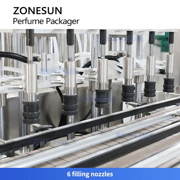 ZONESUN ZS-AFC9C Automatic Perfume Bottle Filling and Capping Production Line