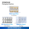 ZONESUN ZS-DPPA Automatic Liquid Paste Irregular Material Filling Blister Packing Machine