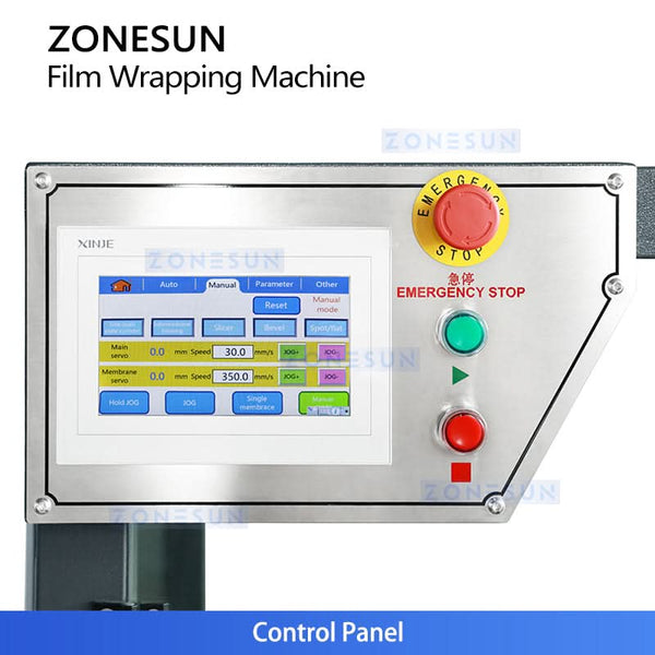 Zonesun ZS-FPM1 Automatic Cellophane Film Wrapping Machine