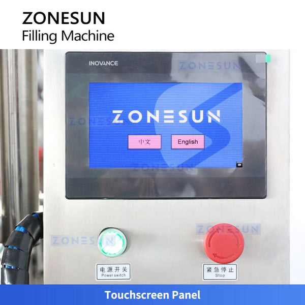 ZONESUN ZS-VTGTL2 Automatic Gear Pump Paste Filling Machine for Vaseline and Wax