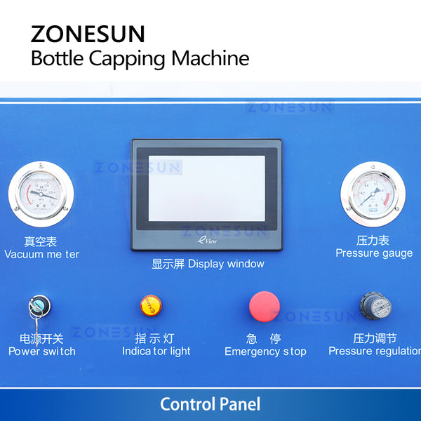 Zonesun ZS-FK50 4 Heads Semi automatic Vacuum Capping Machine Custom Mold