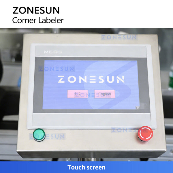 ZONESUN ZS-TB816 Automatic Double-Sided Tamper Evident Labeling Machine Security Seal Applicator