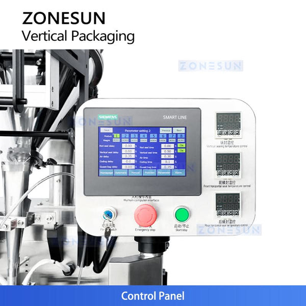ZONESUN ZS-FS120Q Vertical Powder Packing Machine Automatic Sachet Filler & Sealer