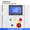 ZONESUN ZS-CSPM4T Automatic Hot Melt Glue Cardboard Tray Former Machine