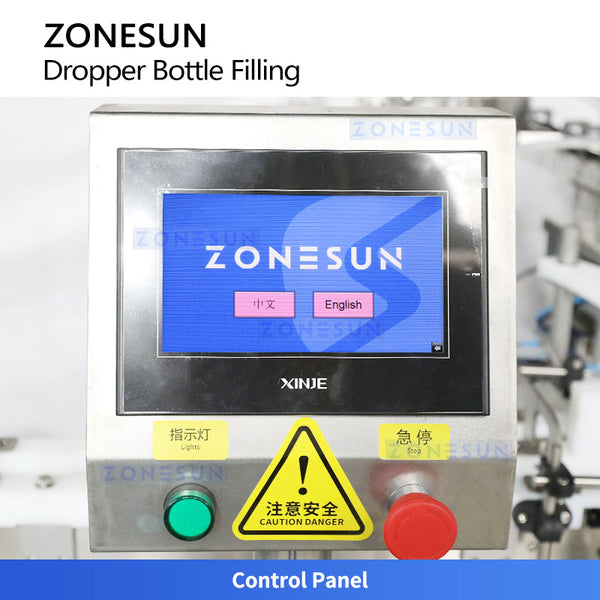 ZONESUN ZS-AFC27YT Automatic Monoblock Dual-Head Essential Oil Dropper Bottle Filling and Capping Machine