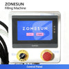 ZONESUN ZS-SV10HS Automatic 10-head Servo Piston Pump Jam Shower Gel Llotion Filling Machine