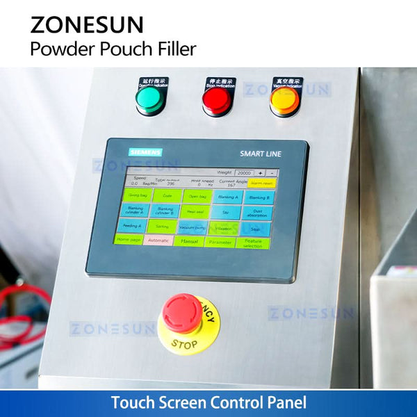ZONESUN ZS-AFS210 Automatic Powder Pouch Filling and Sealing Machine