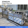 ZONESUN ZS-PCL1 Fully Automatic Potato Chips Production Line Washing to Frying System