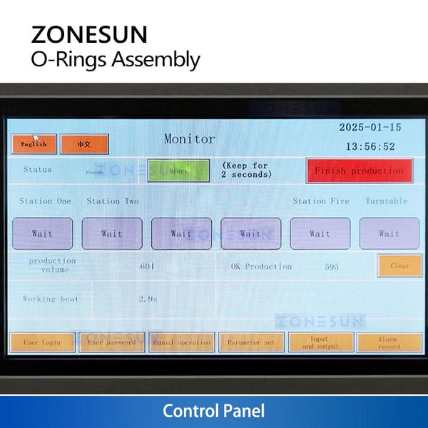 ZONESUN ZS-J0A02 Automatic O-Ring Assembly Machine O-Ring Insertion Machine