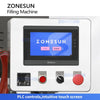 ZONESUN ZS-YT4T-4PH Automatic Piston Pump Filling Machine with Heating for Candles Butter