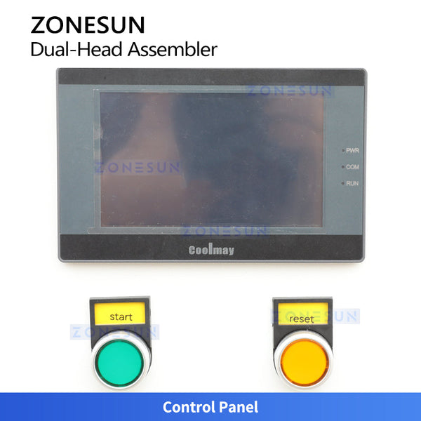 ZONESUN ZS-J0A01 Semi automatic Double head O-ring Assembly Machine Rubber Seal Ring Mounting Equipment