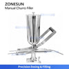 ZONESUN ZS-CZI4 Manual Cake Depositor Pastry Injector Stainless Steel Cream Jam Dispenser