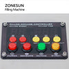 ZONESUN ZS-MPYT600 Automatic Magnetic Pump Liquid Filling Machine With Small Conveyor