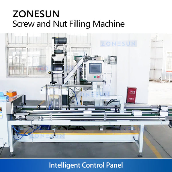 ZONESUN ZS-LSM15 Nut and Bolt Hardware Accessories Packing Machine Screw Granule Filling Machine