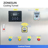 ZONESUN ZS-CT3 Industrial Cooling Tunnel Machine with Reciprocating Conveyor System for Chocolate Candle Wax Candy Paste