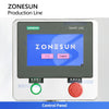 ZONESUN ZS-AFCL5 Automatic Small Bottle Filling Capping and Labeling Production Line