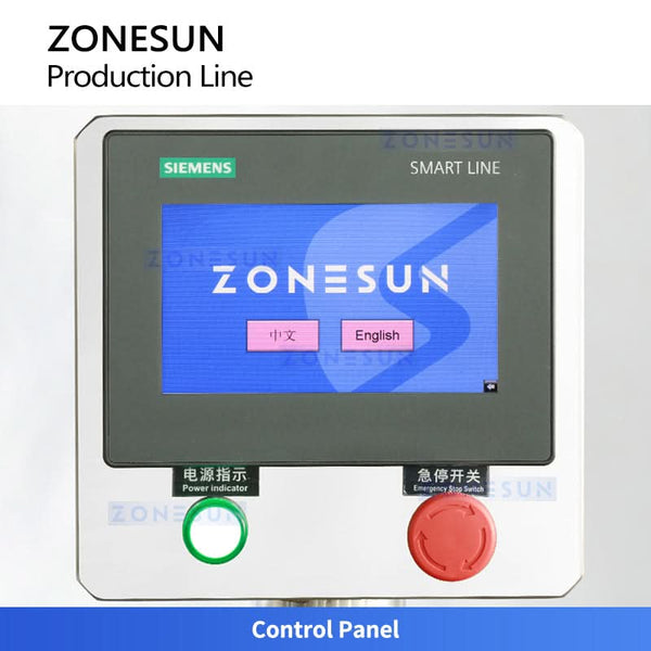 ZONESUN ZS-AFCL5 Automatic Small Bottle Filling Capping and Labeling Production Line