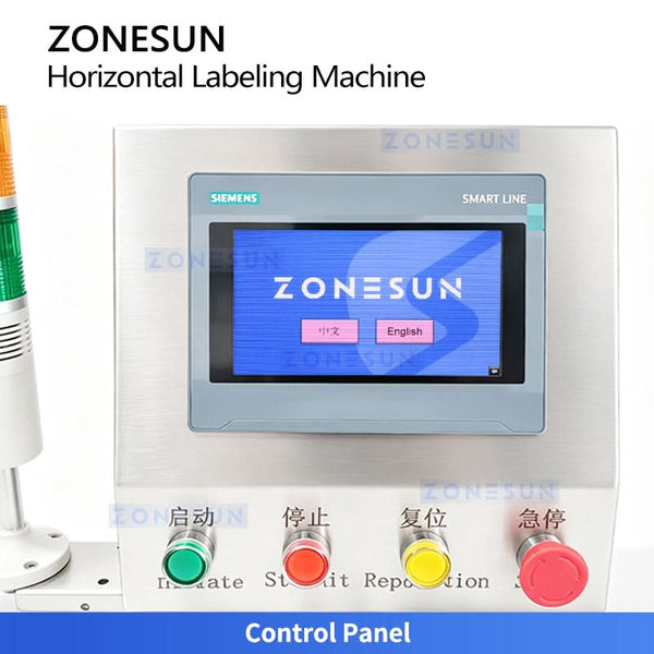 ZONESUN ZS-TBRH200 Automatic Ampoule & Vial Labeling Machine | Vertical to Horizontal Round Bottle Labeler 300 pcs/min