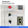 ZONESUN ZS-FM30L Automatic Dust-Free Vacuum Powder Filling Machine for Ultra-Fine Non-Free Flowing Powder