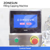 ZONESUN ZS-AFC32B Automatic Monoblock Peristaltic Pump Liquid Filling and Capping Machine
